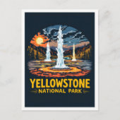 Yellowstone National Park United States Briefkaart (Voorkant)
