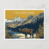Yellowstone National Park United States Travel Briefkaart (Voorkant)