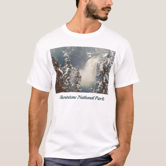 Yellowstone National Park Upper Herfst Snowstorm T-shirt (Voorkant)