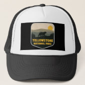 Yellowstone National Park USA Beer Souvenir Trucker Pet (Voorkant)