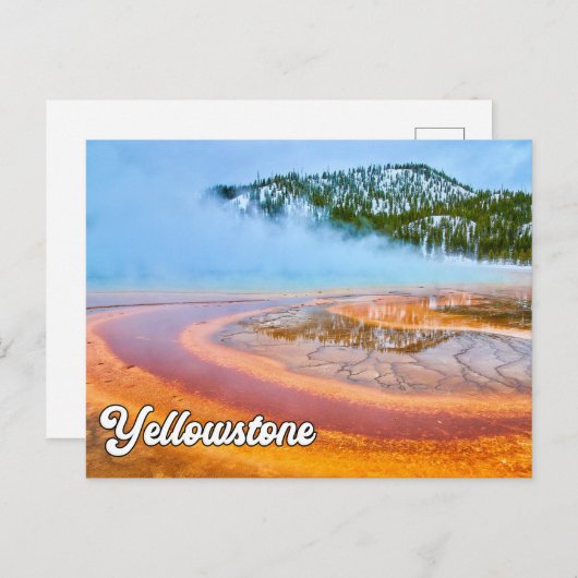 Yellowstone National Park, Verenigde Staten Briefkaart (Voorkant / Achterkant)
