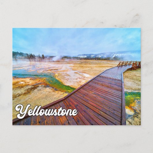 Yellowstone National Park, Verenigde Staten Briefkaart (Voorkant)