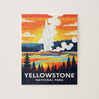 Yellowstone National Park – Vibrant Geyser Legpuzzel