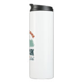 Yellowstone National Park Vintage Landscape Thermosbeker (Geroteerd rechts)