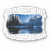 Yellowstone National Park Vinyl Sticker (Voorkant)