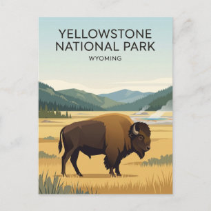 Yellowstone National Park VS Briefkaart