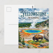 Yellowstone National Park VS Briefkaart (Voorkant / Achterkant)