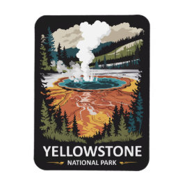 Yellowstone National Park Warmwaterbron Magneet