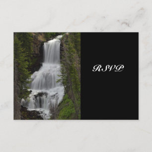 Yellowstone National Park Waterfall Wedding RSVP