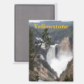 Yellowstone National Park Waterval Magneet (Voorkant / Achterkant)