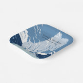 Yellowstone National Park Wedding Retro Papieren Bordje (Gebogen)