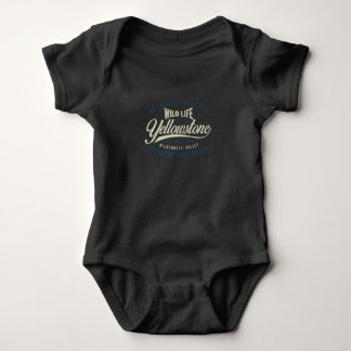  Yellowstone National Park Wild Life Outdoo Romper