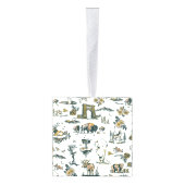 Yellowstone National Park Wildlife Pattern Decoratie (Rechts)