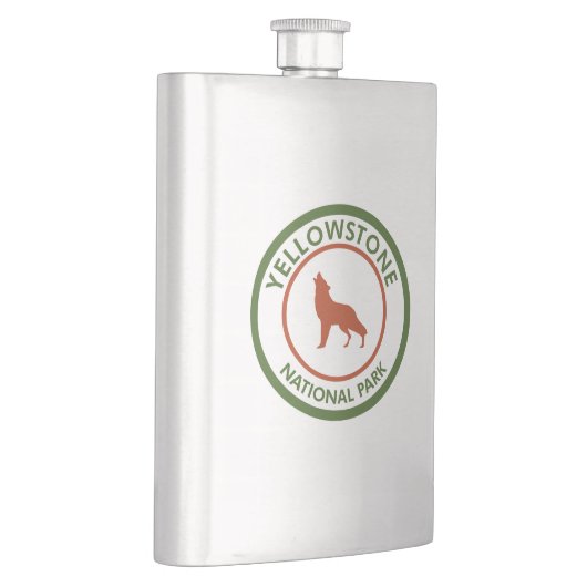 Yellowstone National Park Wolf Flacon (Rechts)