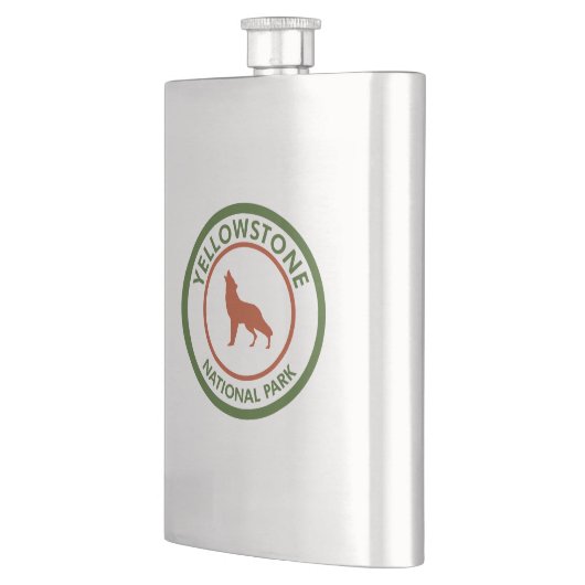 Yellowstone National Park Wolf Flacon (Links)
