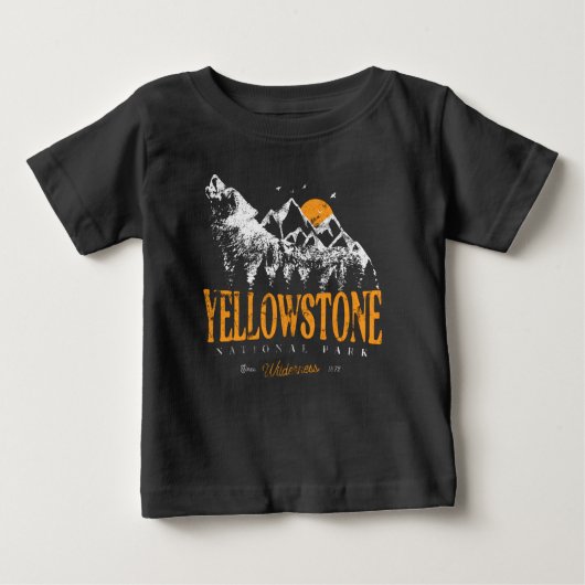 Yellowstone National Park Wolf Mountains (Voorkant)