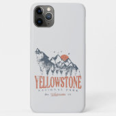 Yellowstone National Park Wolf Mountains  Case-Mate iPhone Case (Achterkant)