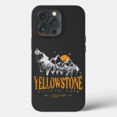 Yellowstone National Park Wolf Mountains  Case-Mate iPhone Case (Achterkant)