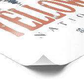 Yellowstone National Park Wolf Mountains  Foto Afdruk (Hoek)