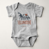 Yellowstone National Park Wolf Mountains  Romper (Voorkant)