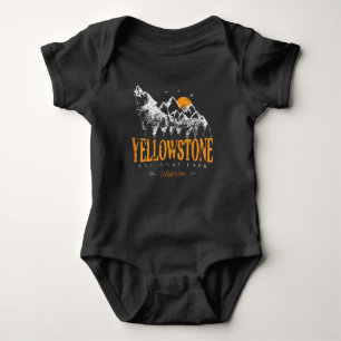 Yellowstone National Park Wolf Mountains  Romper