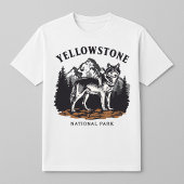 Yellowstone National Park Wolf Mountains T-shirt