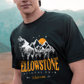 Yellowstone National Park Wolf Mountains  T-shirt