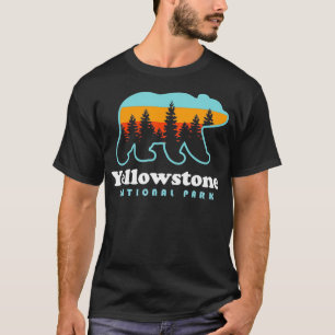 Yellowstone National Park Wyoming Beer Mannen Vrou T-shirt