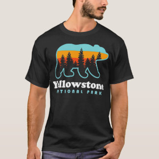 Yellowstone National Park Wyoming Beer Mannen Vrou T-shirt