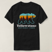 Yellowstone National Park Wyoming Beer Mannen Wome T-shirt (Design voorkant)