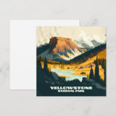 Yellowstone National Park Wyoming Berglandschap Re (Voorkant / Achterkant)