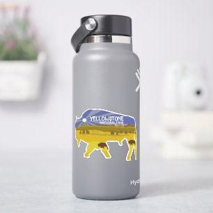 Yellowstone National Park Wyoming Bison Sticker