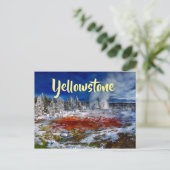 Yellowstone National Park Wyoming Briefkaart (Staand voorkant)