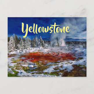 Yellowstone National Park Wyoming Briefkaart