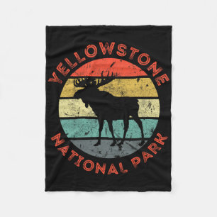 Yellowstone National Park Wyoming Eland Wandelen V Fleece Deken