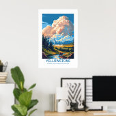 Yellowstone National Park, Wyoming en Montana Poster (Thuiskantoor)