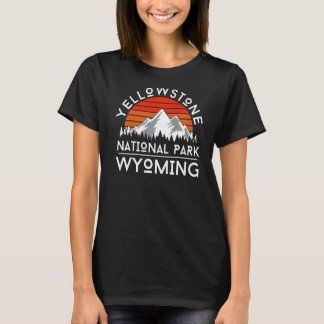 Yellowstone National Park Wyoming Hike Outdoor Vi T-shirt