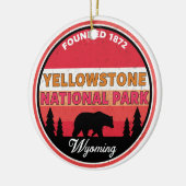 Yellowstone National Park Wyoming Keramisch Ornament (Links)