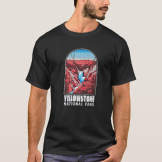 Yellowstone National Park Wyoming Mannen Women Cam T-shirt