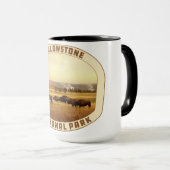 Yellowstone National Park Wyoming Montana Idaho Mok (Voorkant rechts)