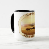 Yellowstone National Park Wyoming Montana Idaho Mok (Voorkant links)