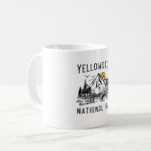 Yellowstone National Park Wyoming Mountain Koffiemok (Voorkant links)
