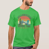 Yellowstone National Park Wyoming mountains landsc T-shirt (Voorkant)