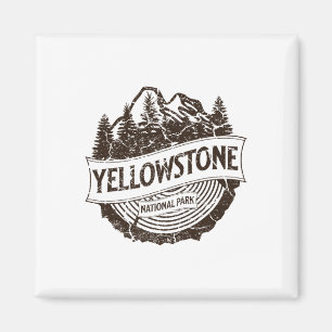 Yellowstone National Park Wyoming Natuur Wandelen  Magneet