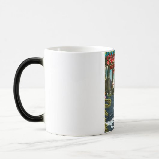 Yellowstone National Park, Wyoming-reisposter Magische Mok (Links)