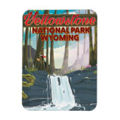 Yellowstone National Park, Wyoming-reisposter Magneet (Verticaal)