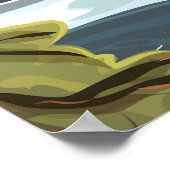 Yellowstone National Park, Wyoming-reisposter Poster (Hoek)