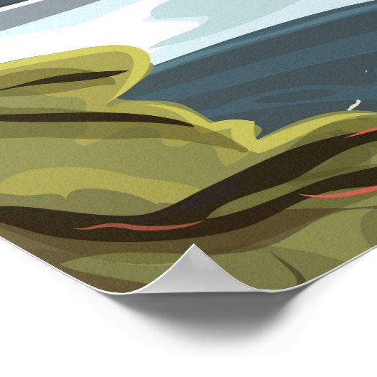 Yellowstone National Park, Wyoming-reisposter Poster (Hoek)