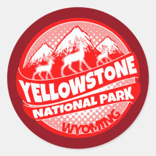 Yellowstone National Park Wyoming rode sticker