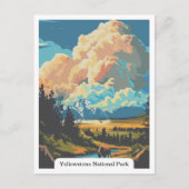 Yellowstone National Park Wyoming USA Briefkaart (Voorkant)